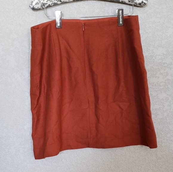 Madewell Museum Patch pocket mini skirt wool size 12 New - Picture 3 of 10